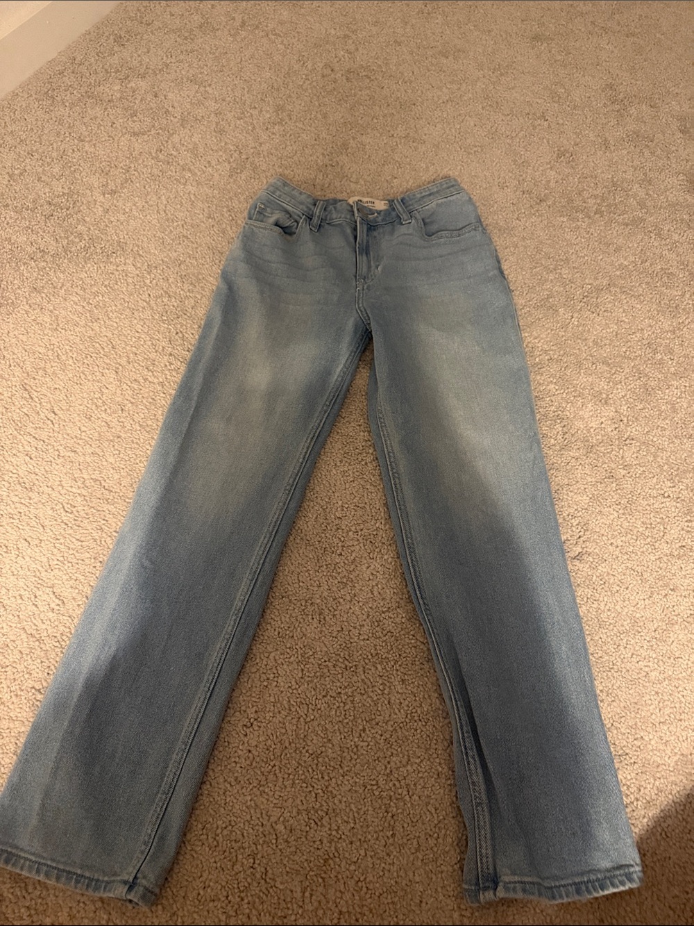 Hollister Light Blue Straight-Leg Women’s Jeans